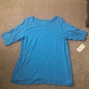NWT Senior Blue Top 3x